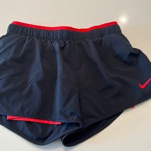 Nike Dry Fit shorts with red
